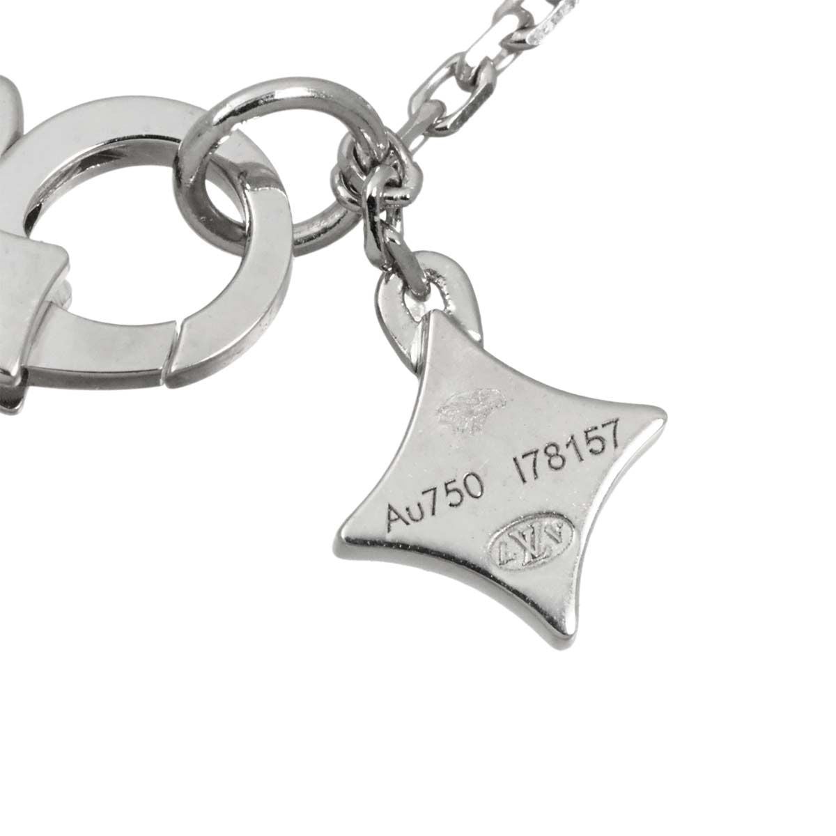 Louis Vuitton Double Round Diamond Necklace 42 18k White Gold — view 6