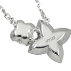 Louis Vuitton Double Round Diamond Necklace 42 18k White Gold — view 4