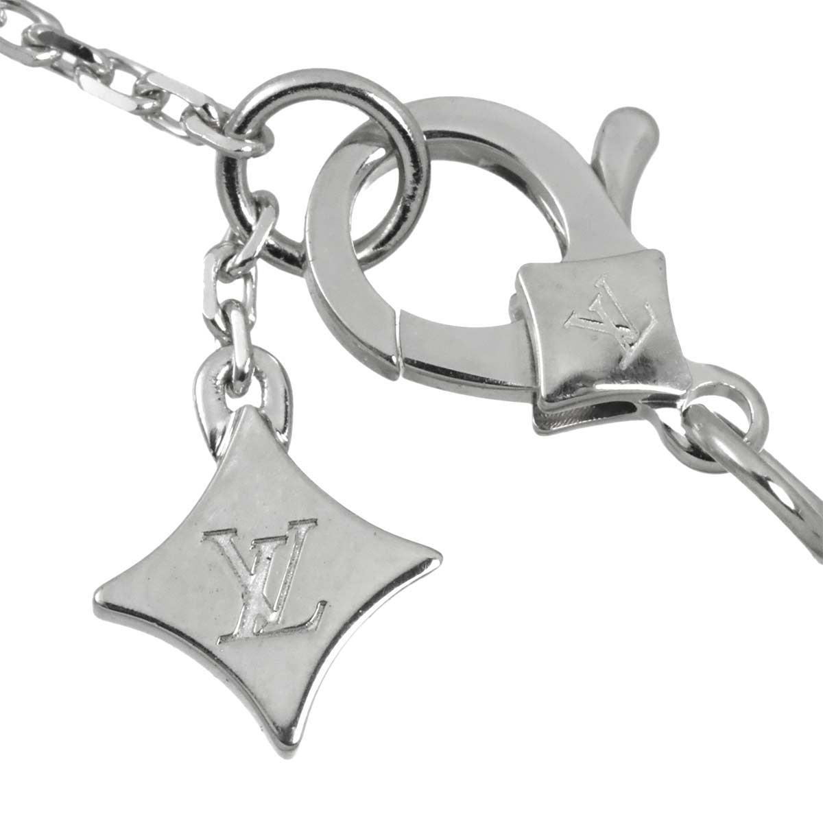 Louis Vuitton Double Round Diamond Necklace 42 18k White Gold — view 5