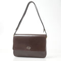 Dior Vintage Shoulder Bag Leather CD Logo