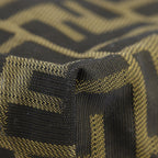 Fendi Zucca Nylon Canvas Brown Boston Bag — view 4