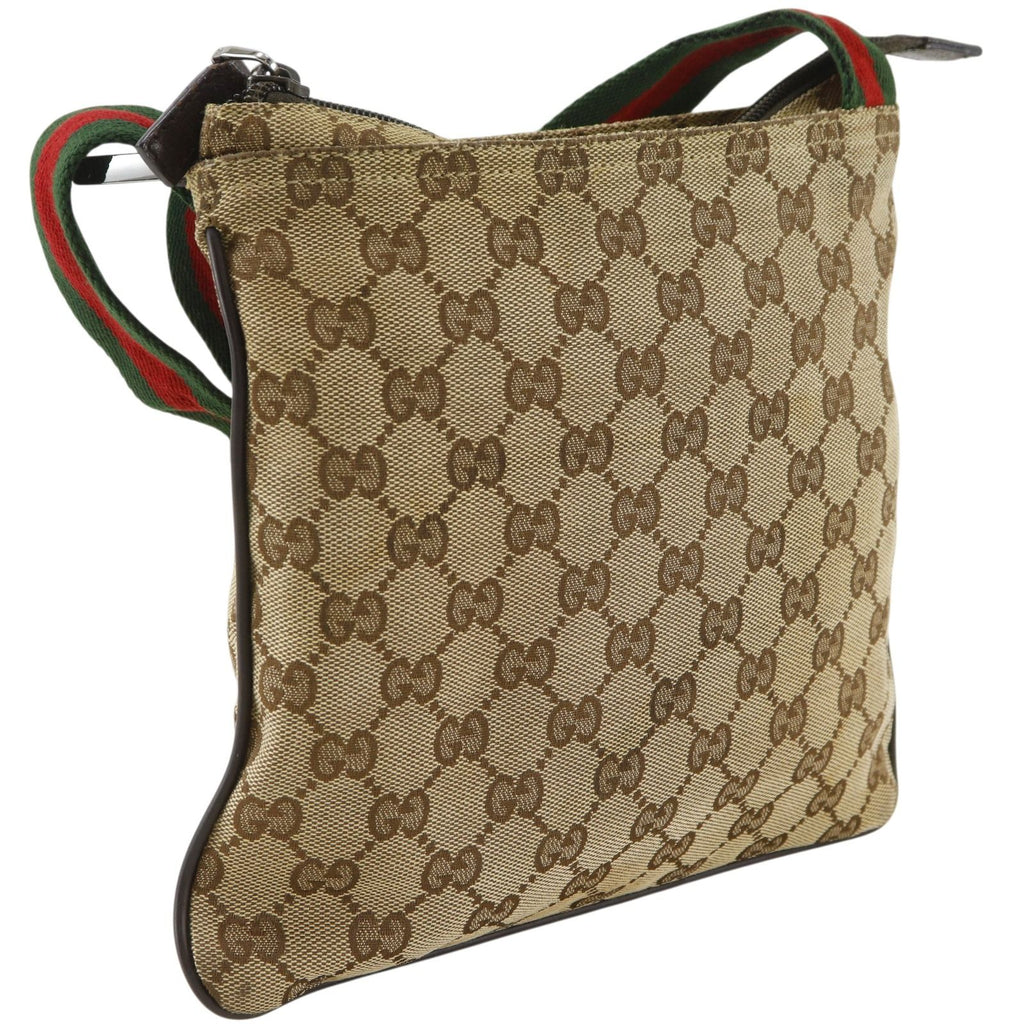 Gucci Sherry Line GG Canvas Brown Shoulder Bag — view 3