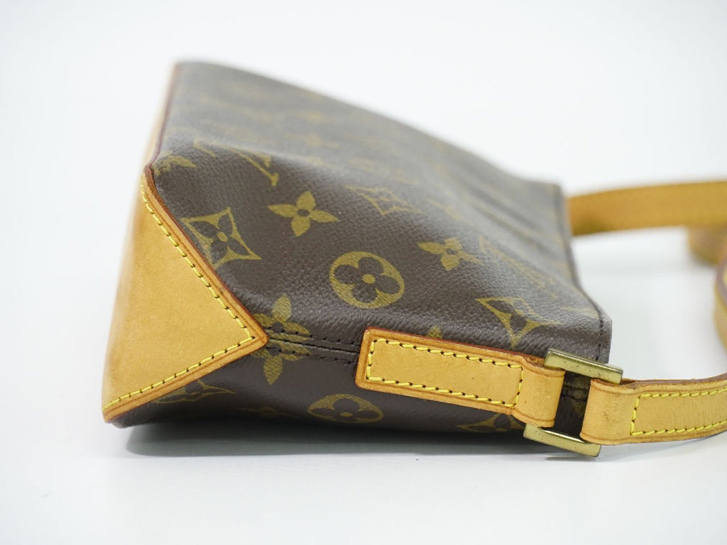Louis Vuitton LV Trotteur Monogram Shoulder Bag Pochette Brown — view 4