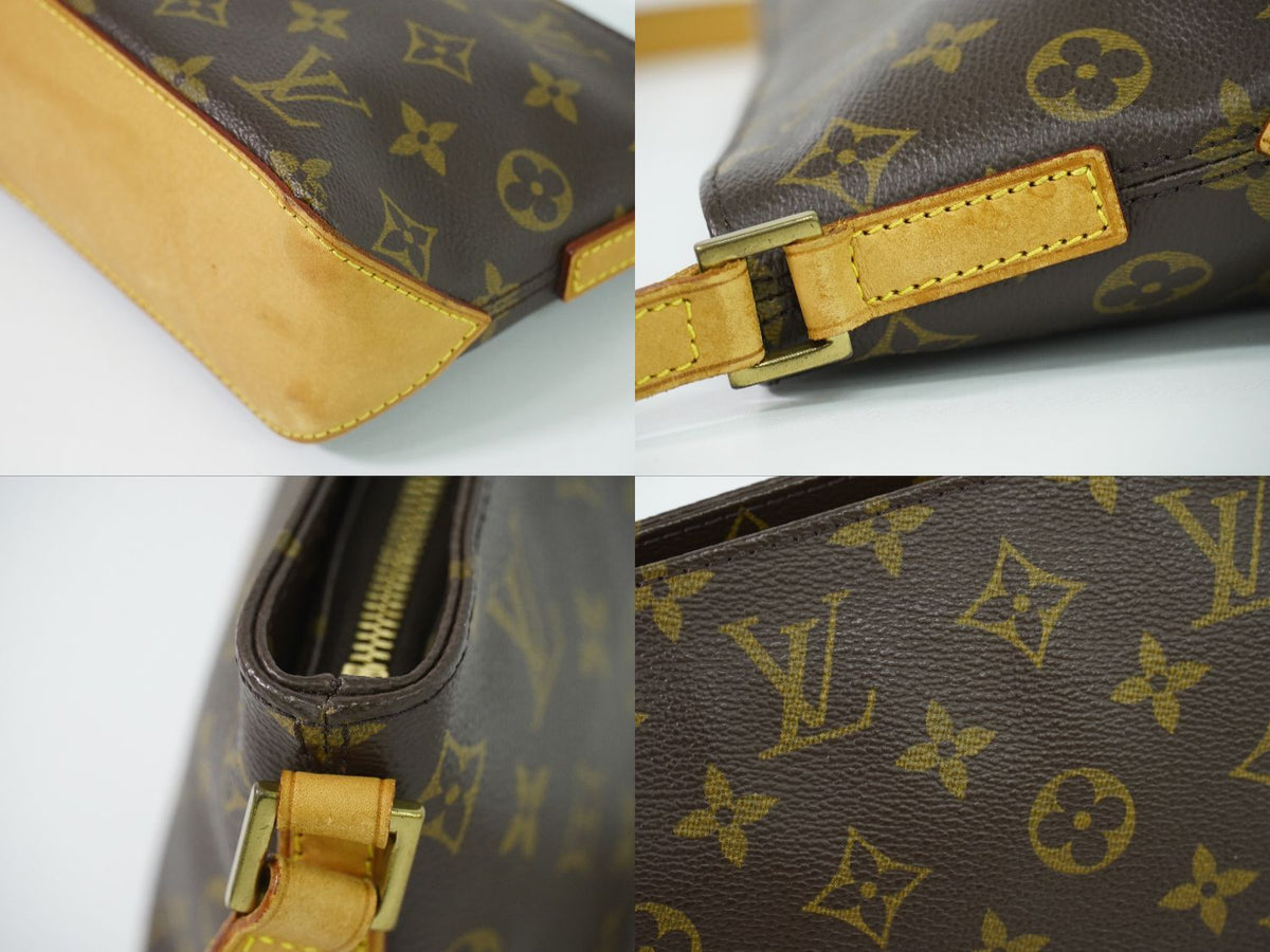 Louis Vuitton LV Trotteur Monogram Shoulder Bag Pochette Brown — view 7
