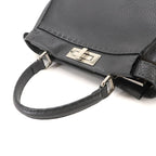 Fendi Selleria Peekaboo Regular 2-Way Bag Leather Gray — view 6