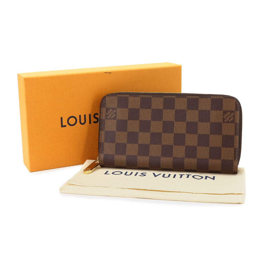 Louis Vuitton Damier Zippy Wallet Zip Around Rose Ballerine — view 2