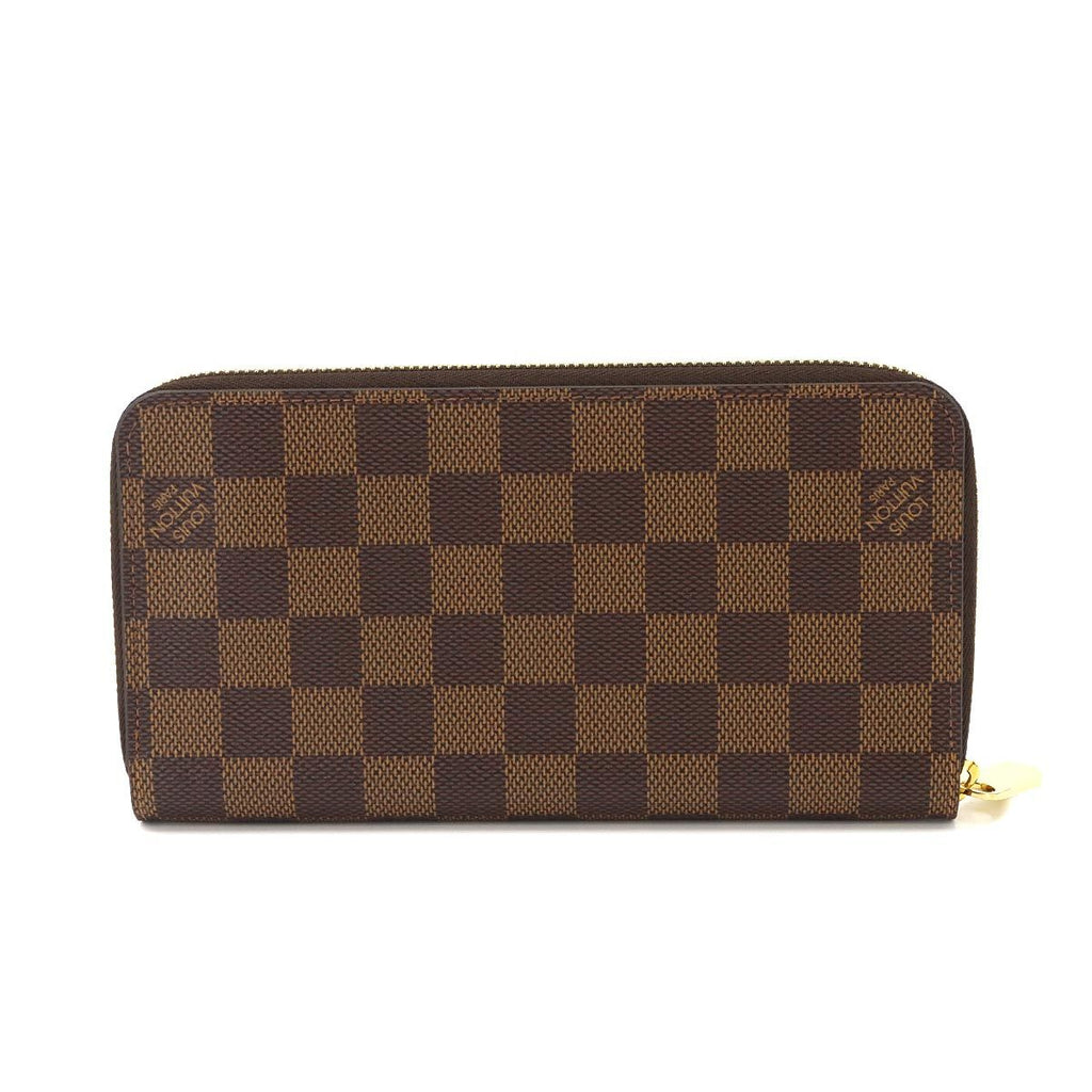 Louis Vuitton Damier Zippy Wallet Zip Around Rose Ballerine — view 3
