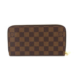 Louis Vuitton Damier Zippy Wallet Zip Around Rose Ballerine — view 3