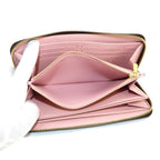 Louis Vuitton Damier Zippy Wallet Zip Around Rose Ballerine — view 7