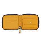 Louis Vuitton Monogram Denim Mini Zippy Bifold Wallet Blue LV Gold — view 6