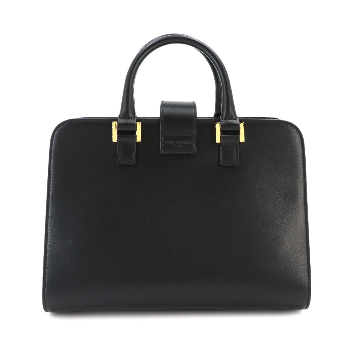 Saint Laurent Baby Cabas 2-Way Bag Leather Black — view 3