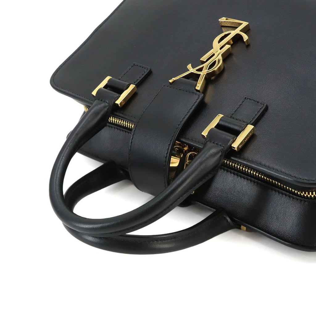 Saint Laurent Baby Cabas 2-Way Bag Leather Black — view 6
