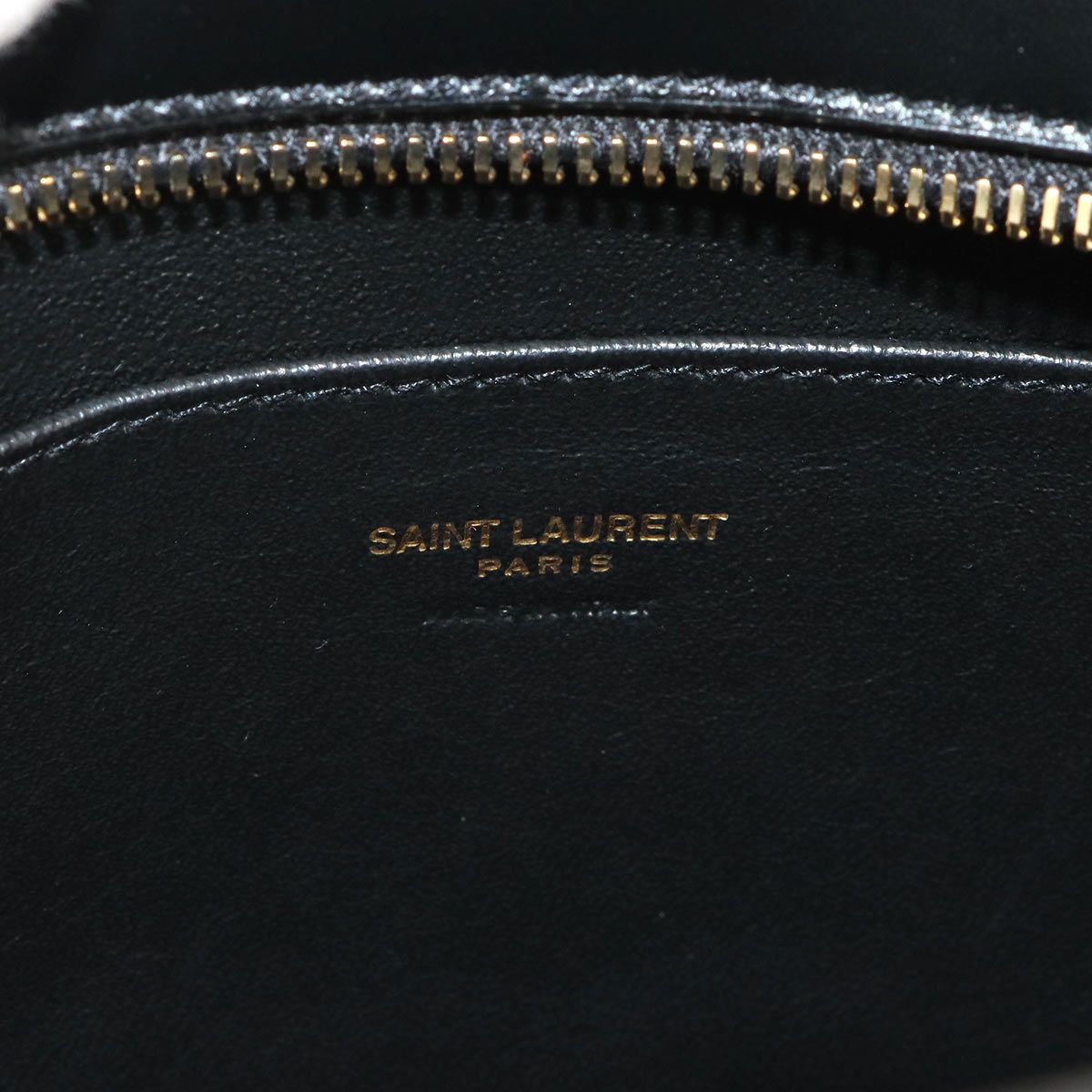 Saint Laurent Baby Cabas 2-Way Bag Leather Black — view 8