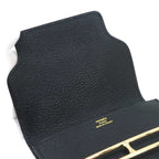 Hermes Roulis Slim Wallet Bifold Chevre Black — view 6