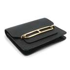 Hermes Roulis Slim Wallet Bifold Chevre Black — view 3
