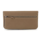 Hermes Dogon Long Bifold Wallet Togo Etoupe Silver — view 3