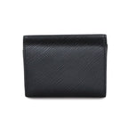 Louis Vuitton Epi Portefeuille Twist Compact Trifold Wallet Leather Noir — view 3