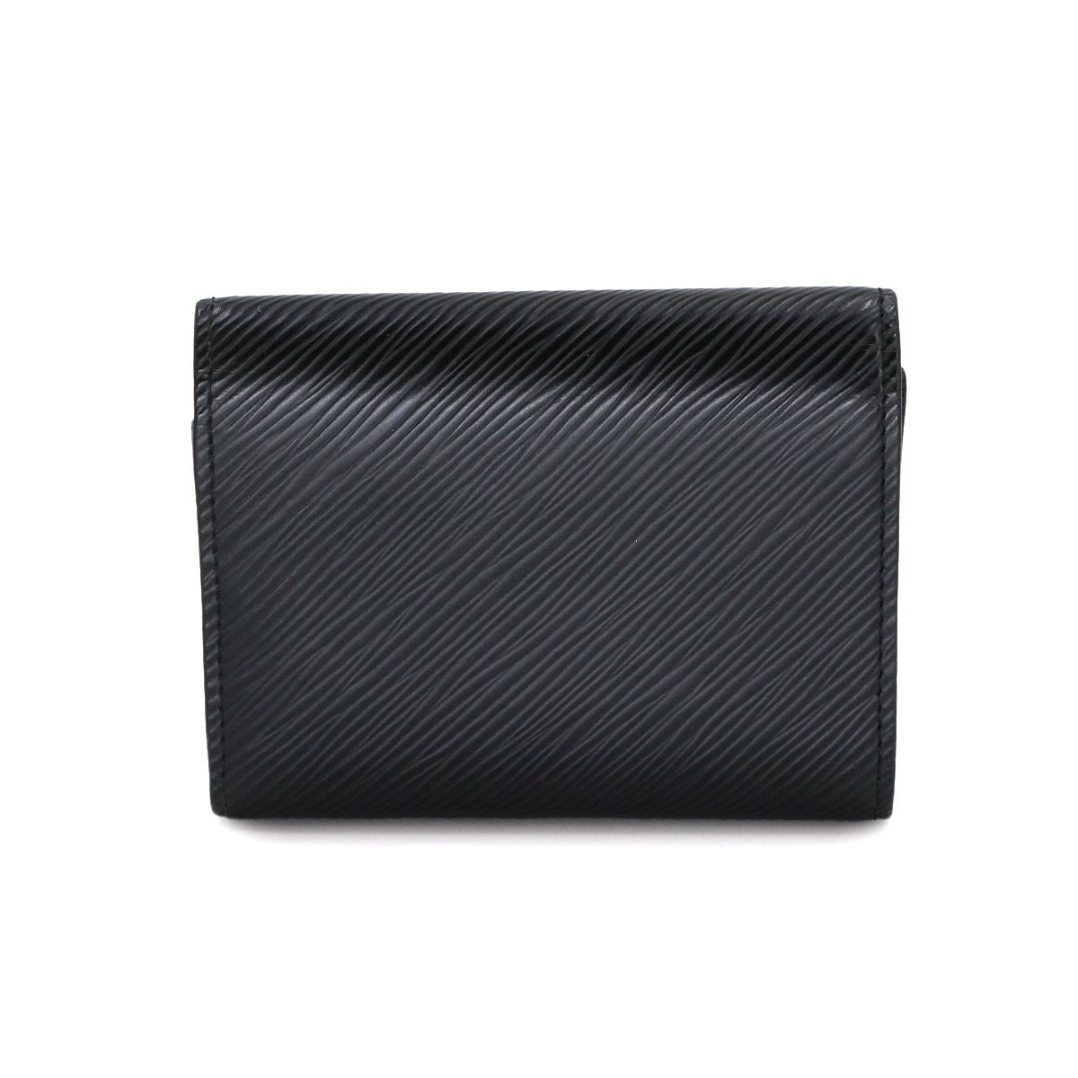 Louis Vuitton Epi Portefeuille Twist Compact Trifold Wallet Leather Noir — view 3