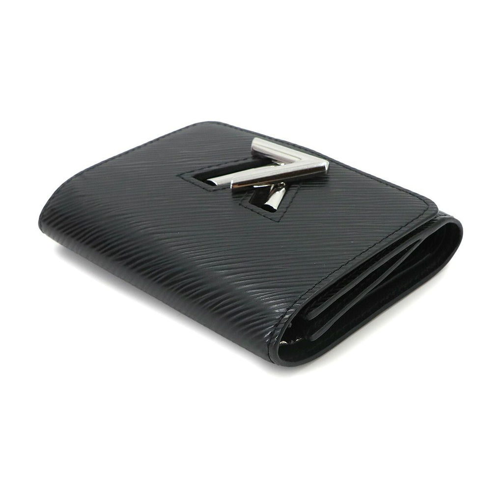 Louis Vuitton Epi Portefeuille Twist Compact Trifold Wallet Leather Noir — view 5