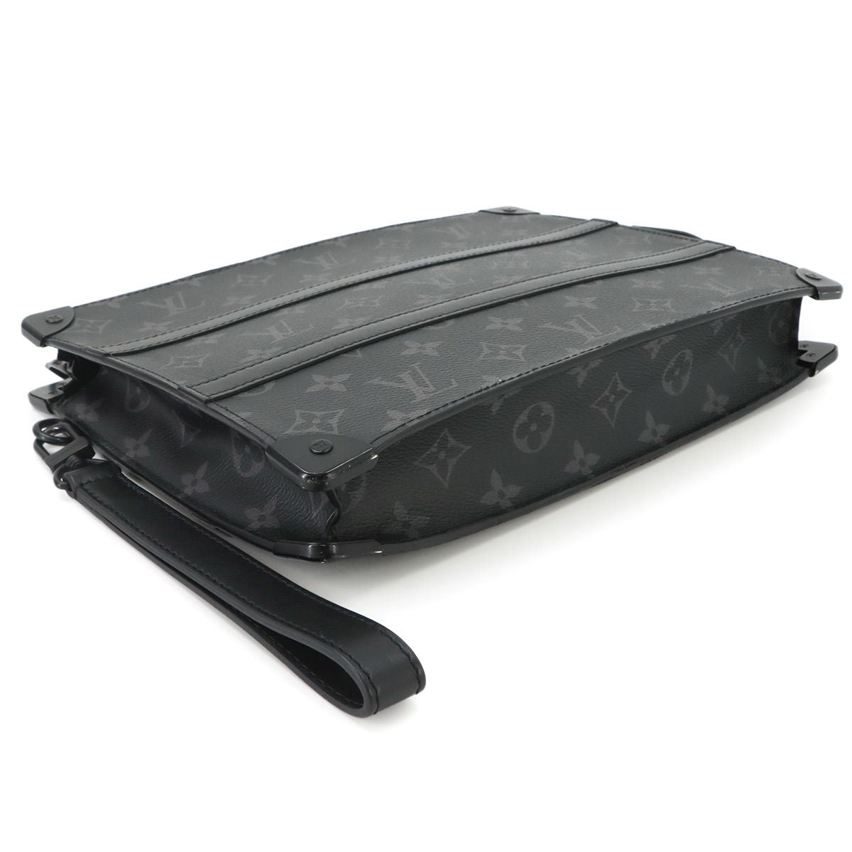 Louis Vuitton Monogram Eclipse Trunk Pochette Clutch Second — view 4