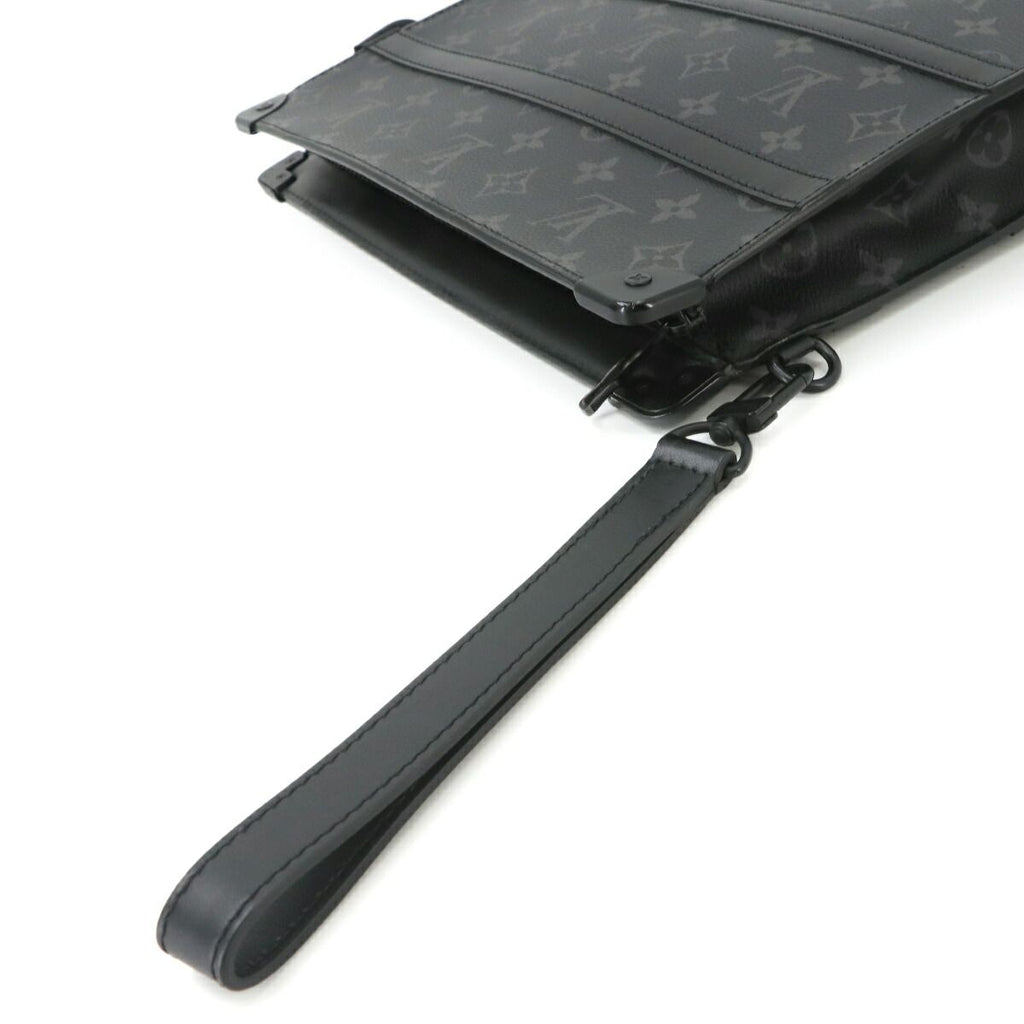 Louis Vuitton Monogram Eclipse Trunk Pochette Clutch Second — view 5