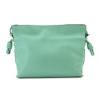 Loewe Flamenco Clutch Mini Shoulder Bag Leather Green Gold — view 2