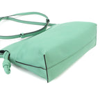 Loewe Flamenco Clutch Mini Shoulder Bag Leather Green Gold — view 4