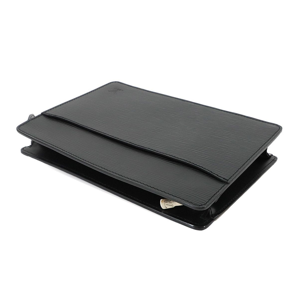Louis Vuitton Epi Pochette Homme Clutch Leather Noir — view 6