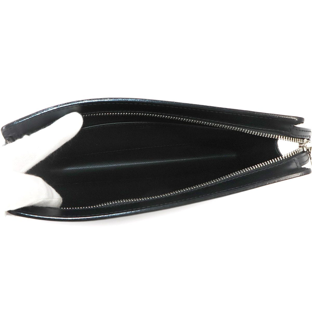 Louis Vuitton Epi Pochette Homme Clutch Leather Noir — view 7