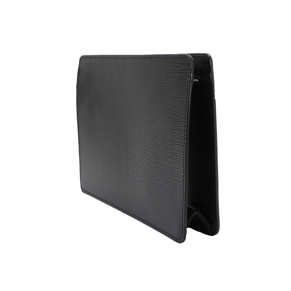 Louis Vuitton Epi Pochette Homme Clutch Leather Noir — view 4