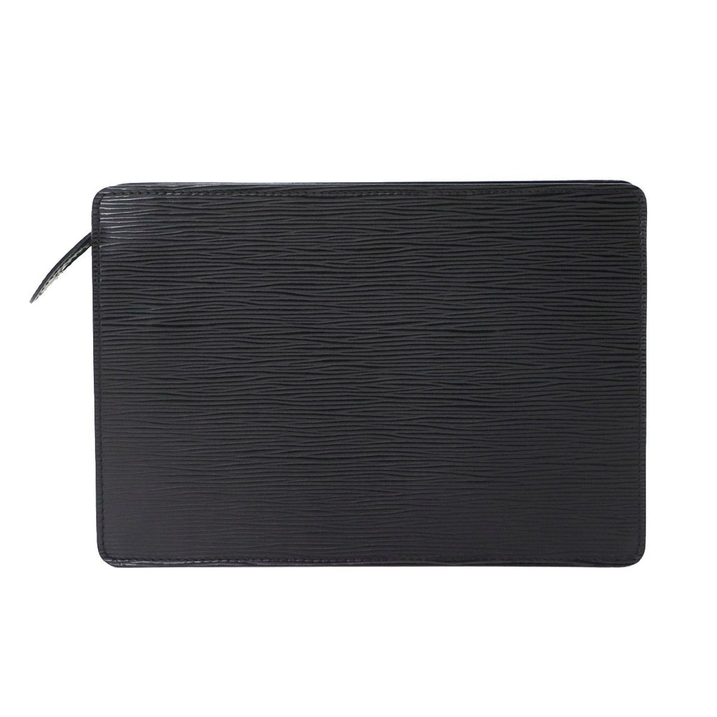 Louis Vuitton Epi Pochette Homme Clutch Leather Noir — view 3