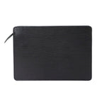 Louis Vuitton Epi Pochette Homme Clutch Leather Noir — view 3