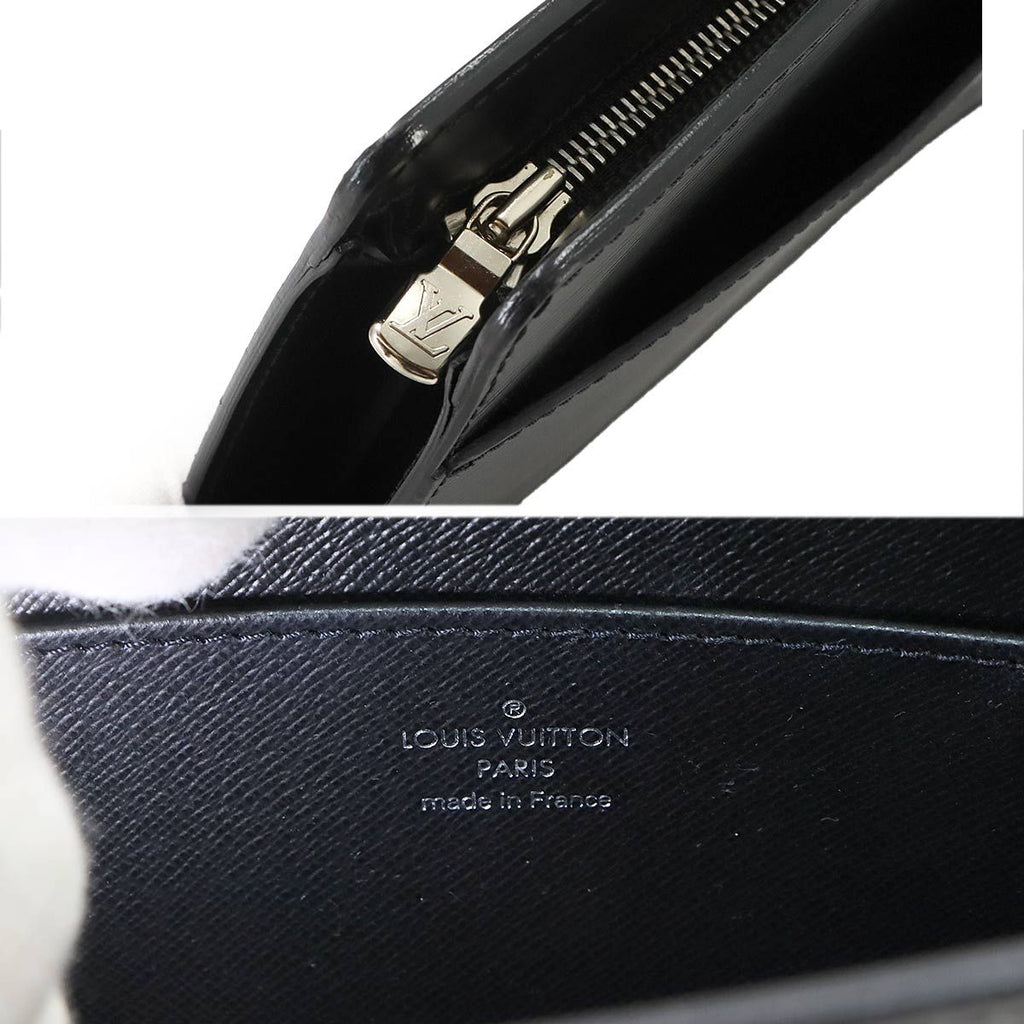 Louis Vuitton Epi Pochette Homme Clutch Leather Noir — view 8
