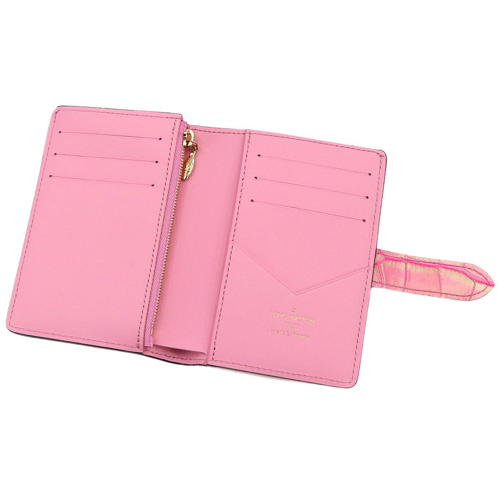 Louis Vuitton LV Vertical Wallet Compact Bifold Taurillon Leather — view 6