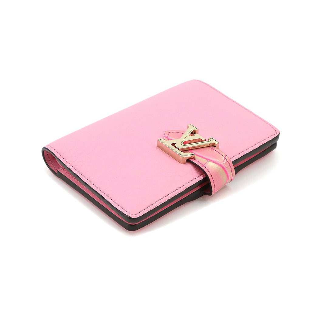 Louis Vuitton LV Vertical Wallet Compact Bifold Taurillon Leather — view 4