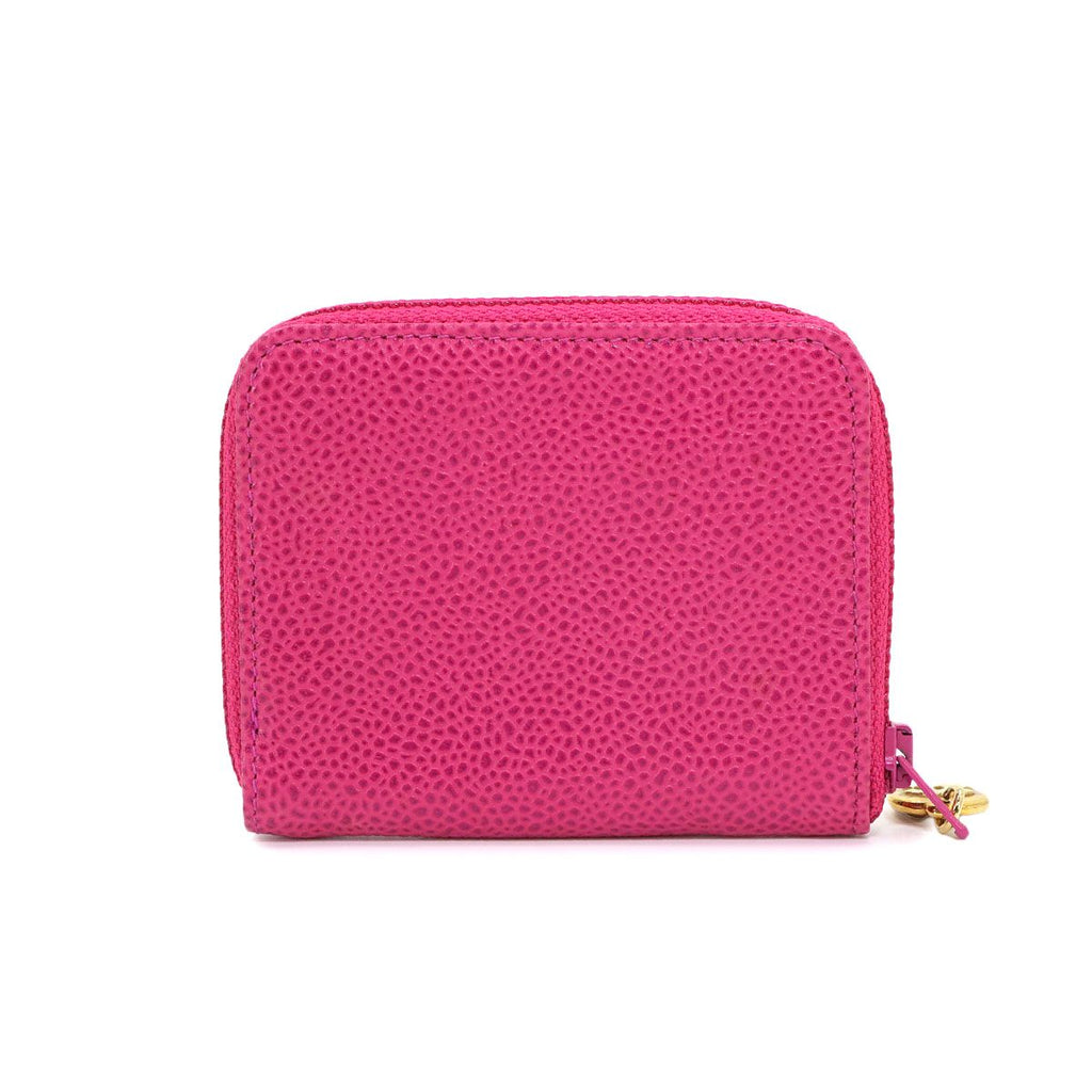 Chanel Caviar Leather Coin Purse Pink CC Logo Gold — view 3
