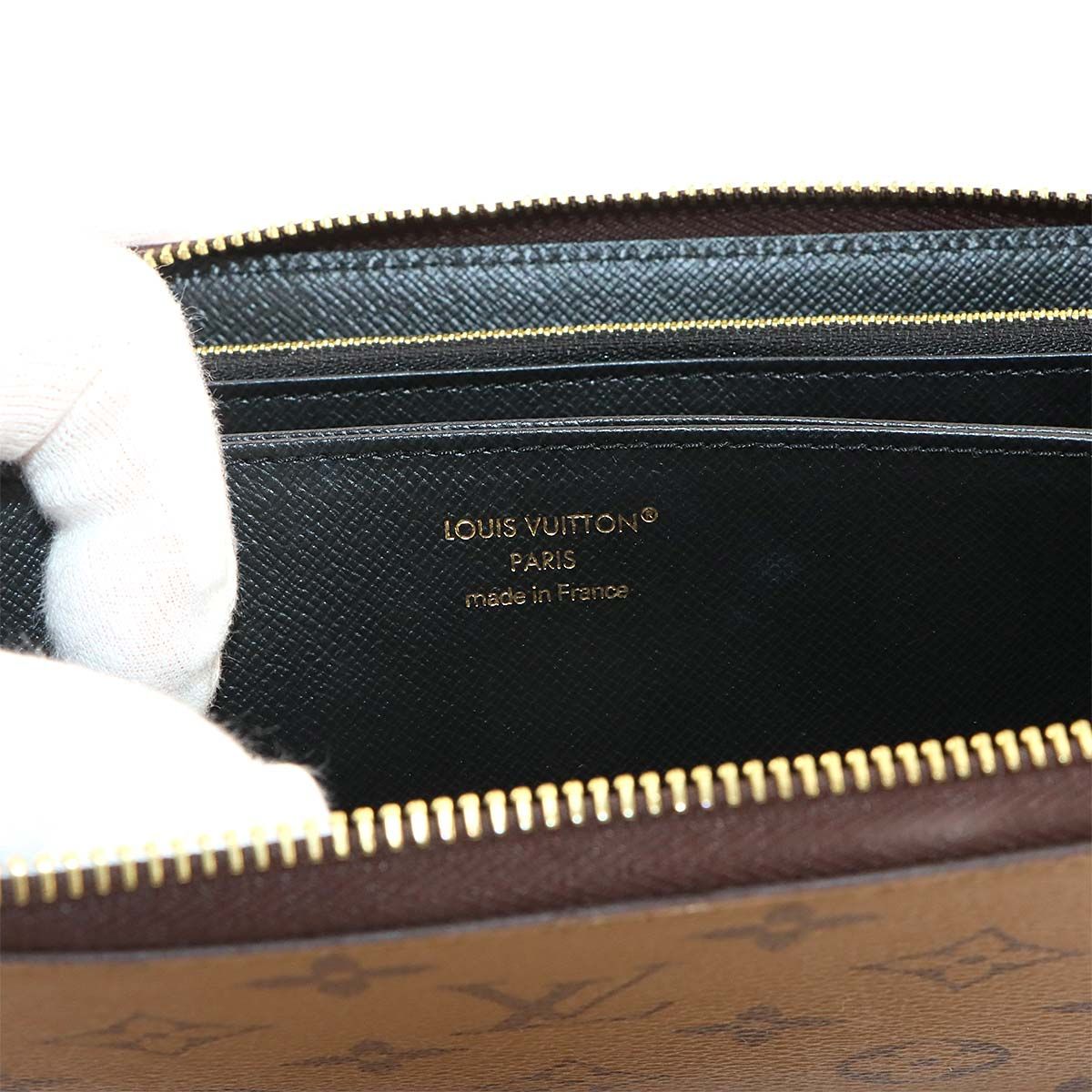 Louis Vuitton Monogram Reverse Zippy Wallet Zip Around — view 8