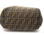 Fendi Zucca Tote Bag Canvas Dark Brown — view 4