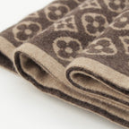 Louis Vuitton Echarpe Ski Monogram Cashmere Scarf Brown — view 8