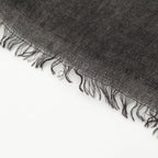 Chanel CC Logo Shawl Black White Scarf — view 4