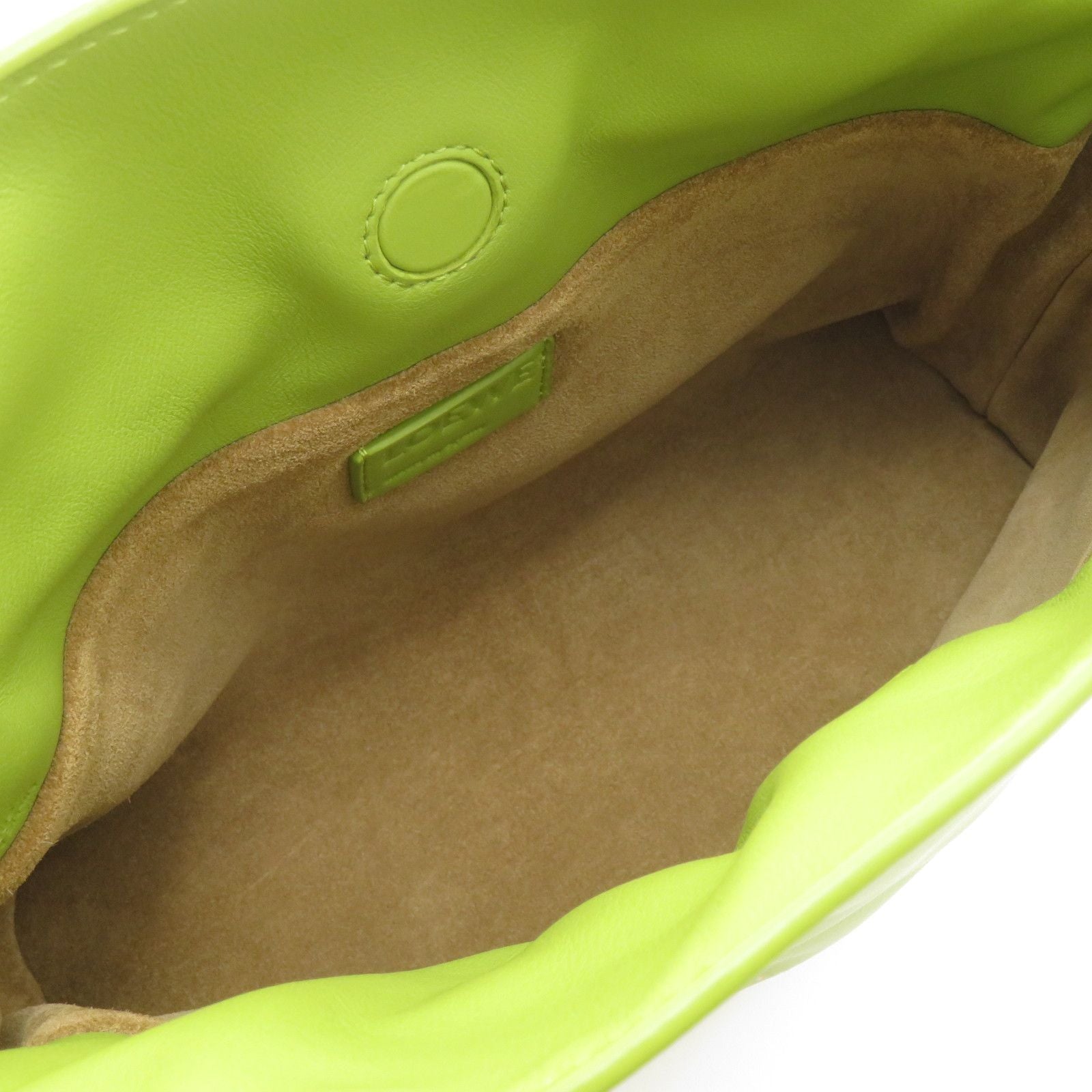 Loewe Flamenco Clutch Mini Light Green Leather — view 6