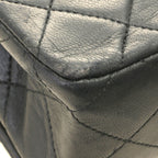 Chanel Mini Quilted 19 Turnlock Full Flap Chain Shoulder Black Bag Lambskin — view 6