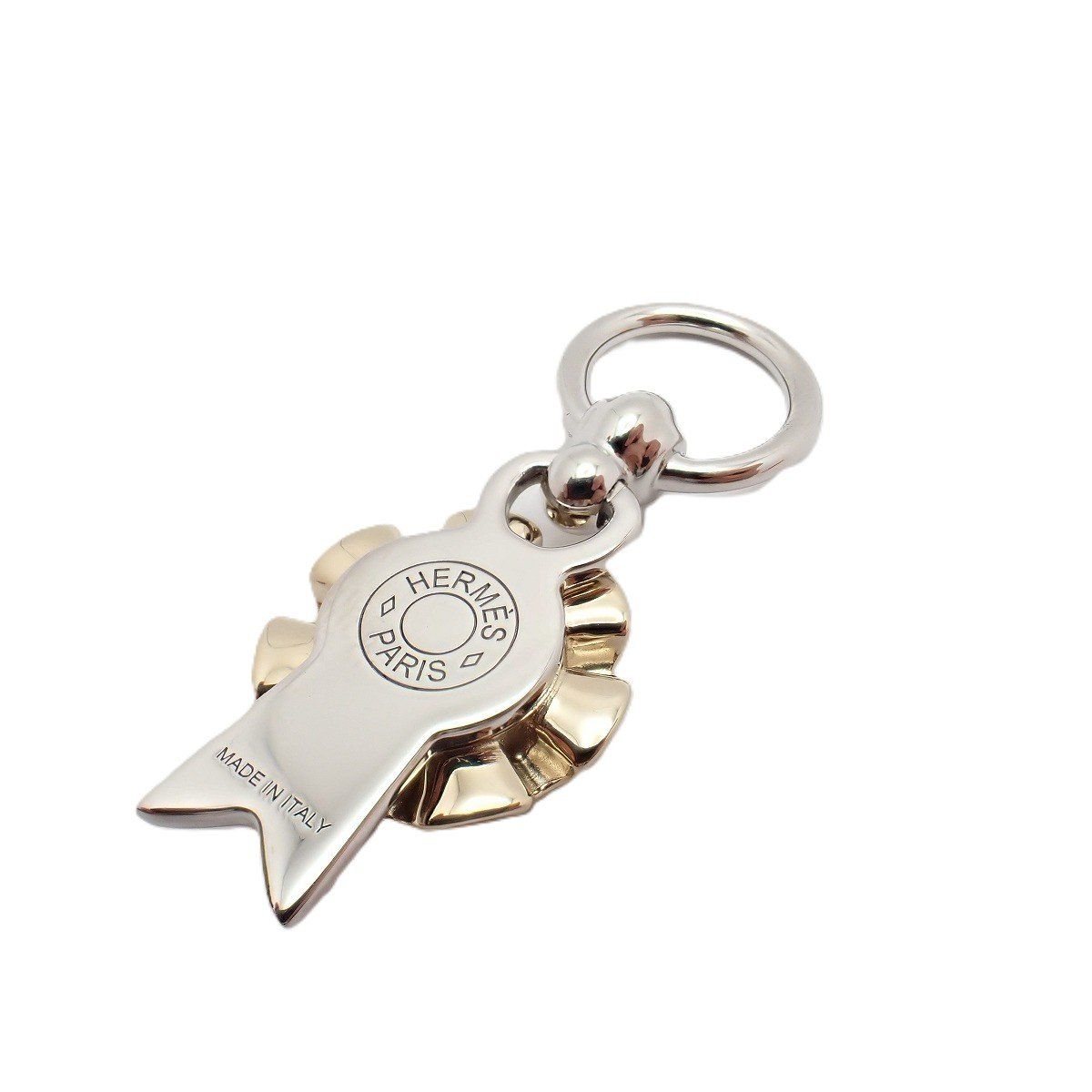 Hermes Twilly Ring Float Silver Gold — view 2