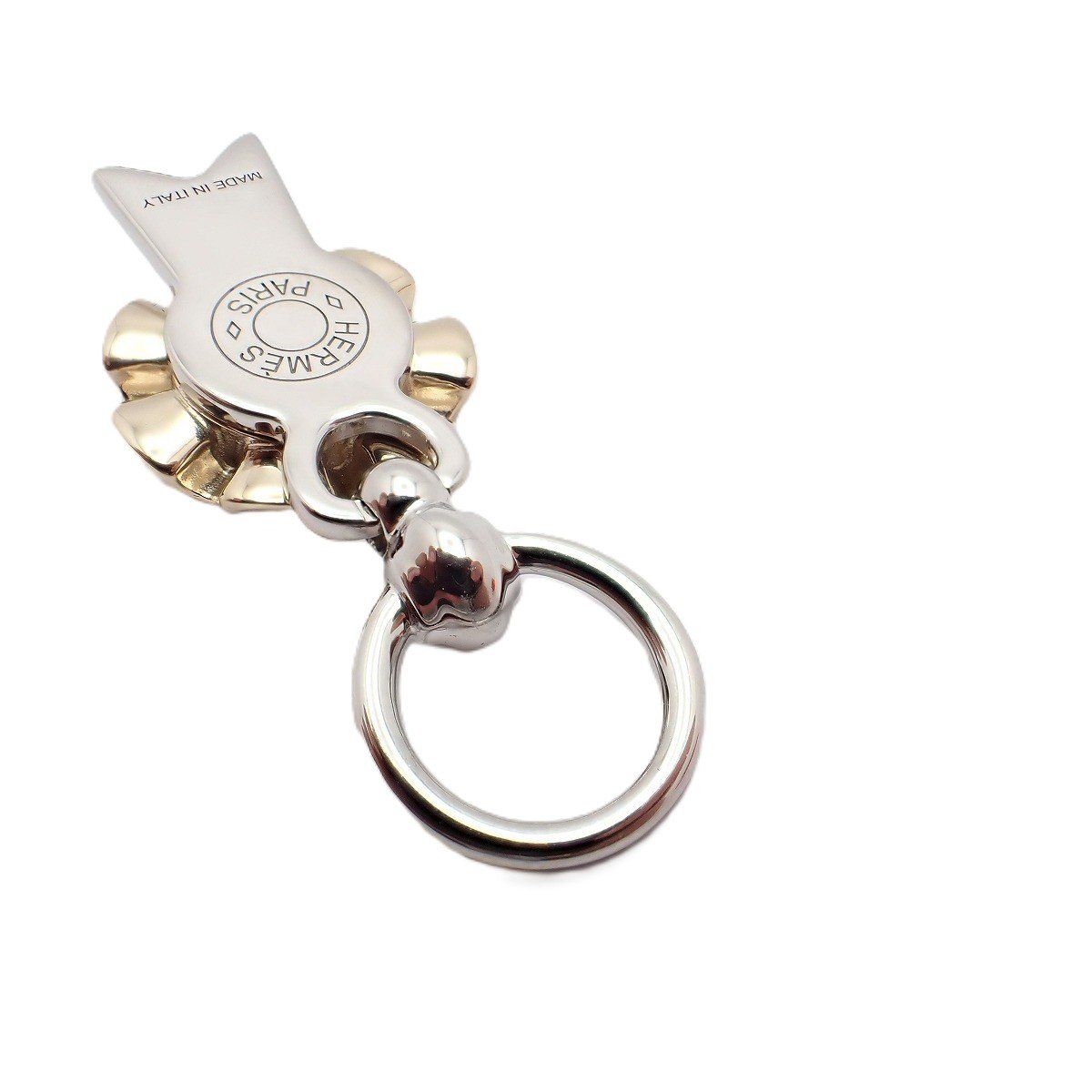 Hermes Twilly Ring Float Silver Gold — view 3