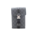 Gucci GG Supreme Shoulder Bag Black Leather