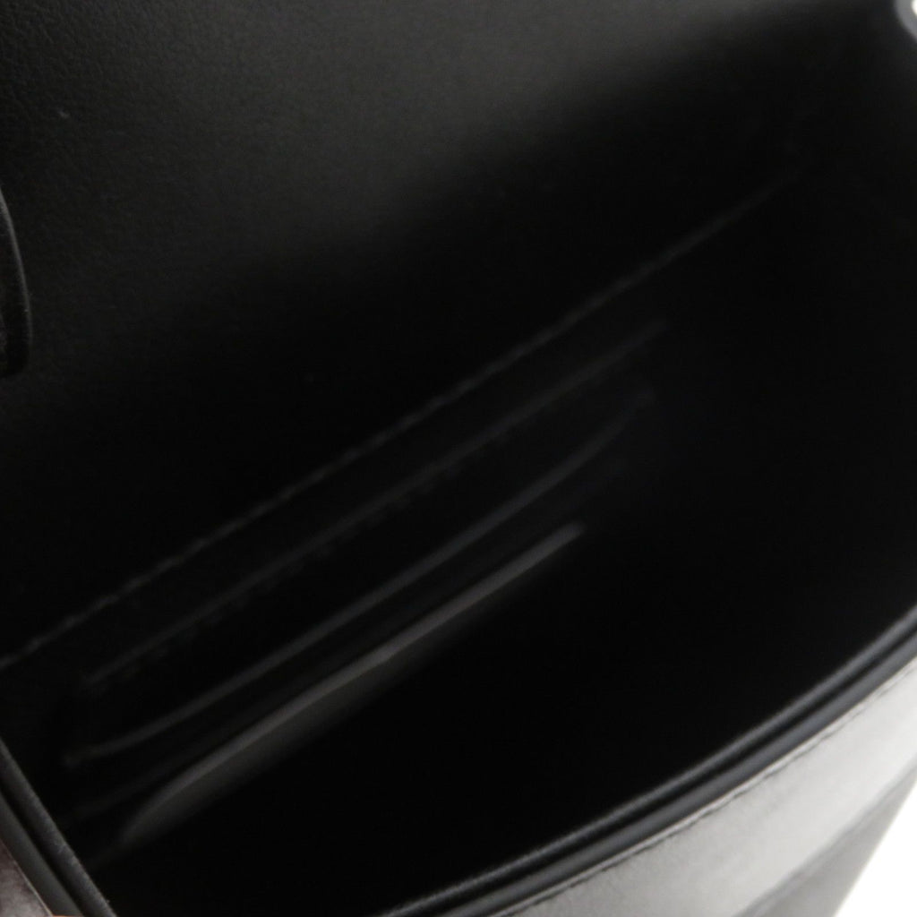 Gucci GG Supreme Shoulder Bag Black Leather — view 7