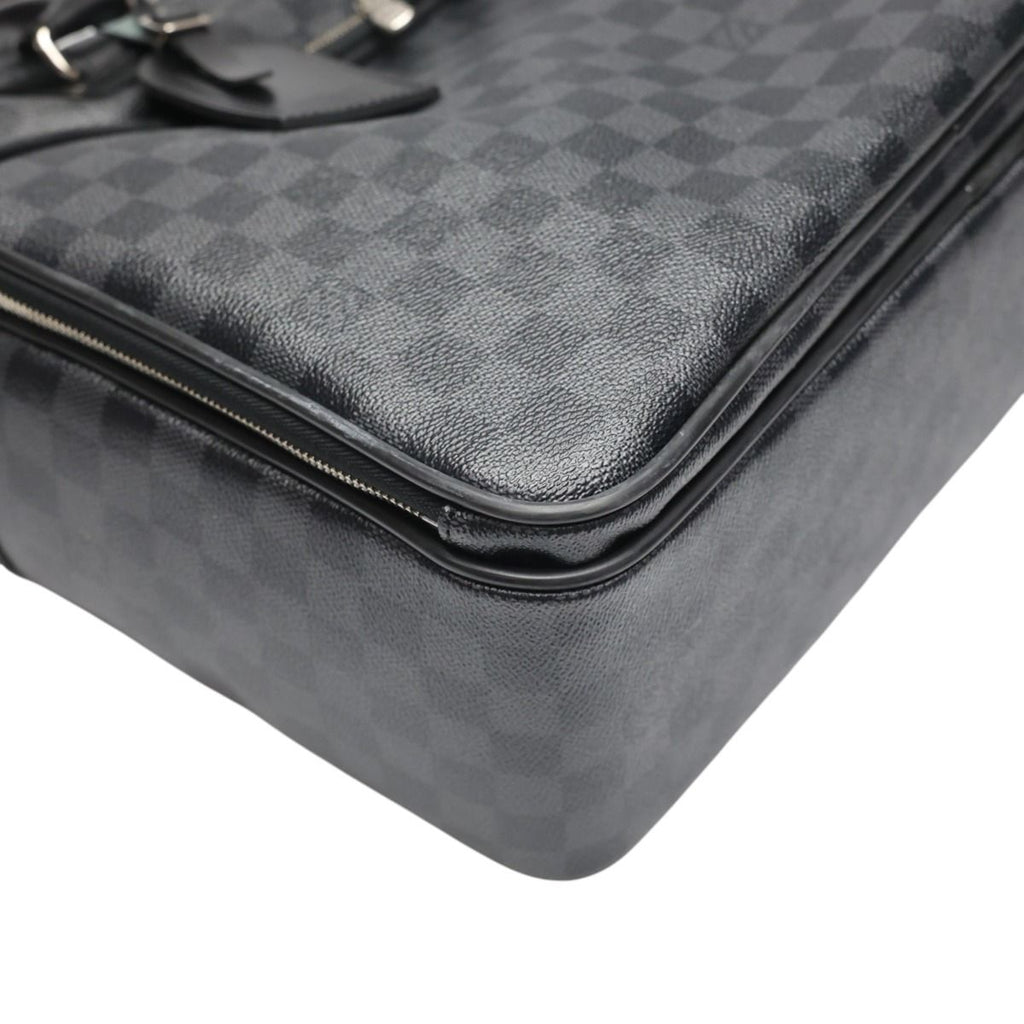 Louis Vuitton Damier Graphite Business Icare Shoulder Bag Gray — view 6