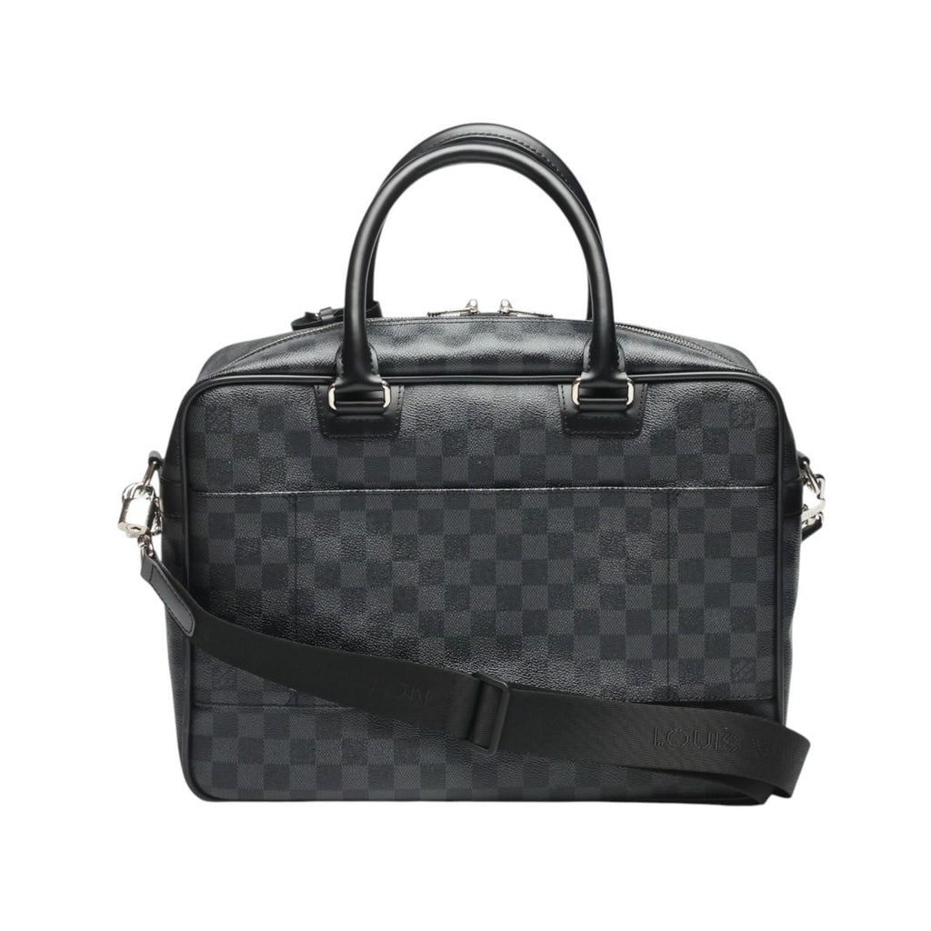 Louis Vuitton Damier Graphite Business Icare Shoulder Bag Gray — view 2