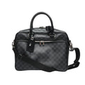 Louis Vuitton Damier Graphite Business Icare Shoulder Bag Gray