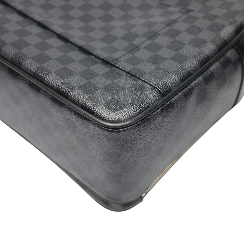 Louis Vuitton Damier Graphite Business Icare Shoulder Bag Gray — view 7